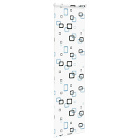 Produktbild för Rullgardin för dusch 80x240 cm tyg bredd 76 cm