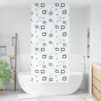 Produktbild för Rullgardin för dusch 100x240 cm tyg bredd 96 cm