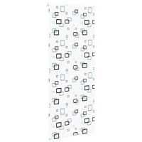 Produktbild för Rullgardin för dusch 100x240 cm tyg bredd 96 cm