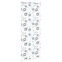 Produktbild för Rullgardin för dusch 100x240 cm tyg bredd 96 cm