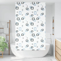 Produktbild för Rullgardin för dusch 120x240 cm tyg bredd 116 cm