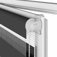 Produktbild för Rullgardin för dusch 120x240 cm tyg bredd 116 cm