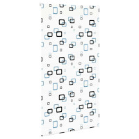Produktbild för Rullgardin för dusch 130x240 cm tyg bredd 126 cm