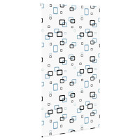 Produktbild för Rullgardin för dusch 140x240 cm tyg bredd 136 cm