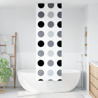 Produktbild för Rullgardin för dusch 60x240 cm tyg bredd 56 cm