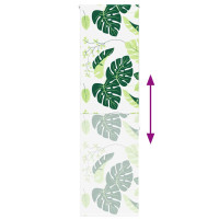 Produktbild för Rullgardin för dusch 60x240 cm tyg bredd 56 cm