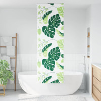 Produktbild för Rullgardin för dusch 70x240 cm tyg bredd 66 cm