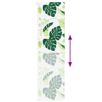 Produktbild för Rullgardin för dusch 70x240 cm tyg bredd 66 cm