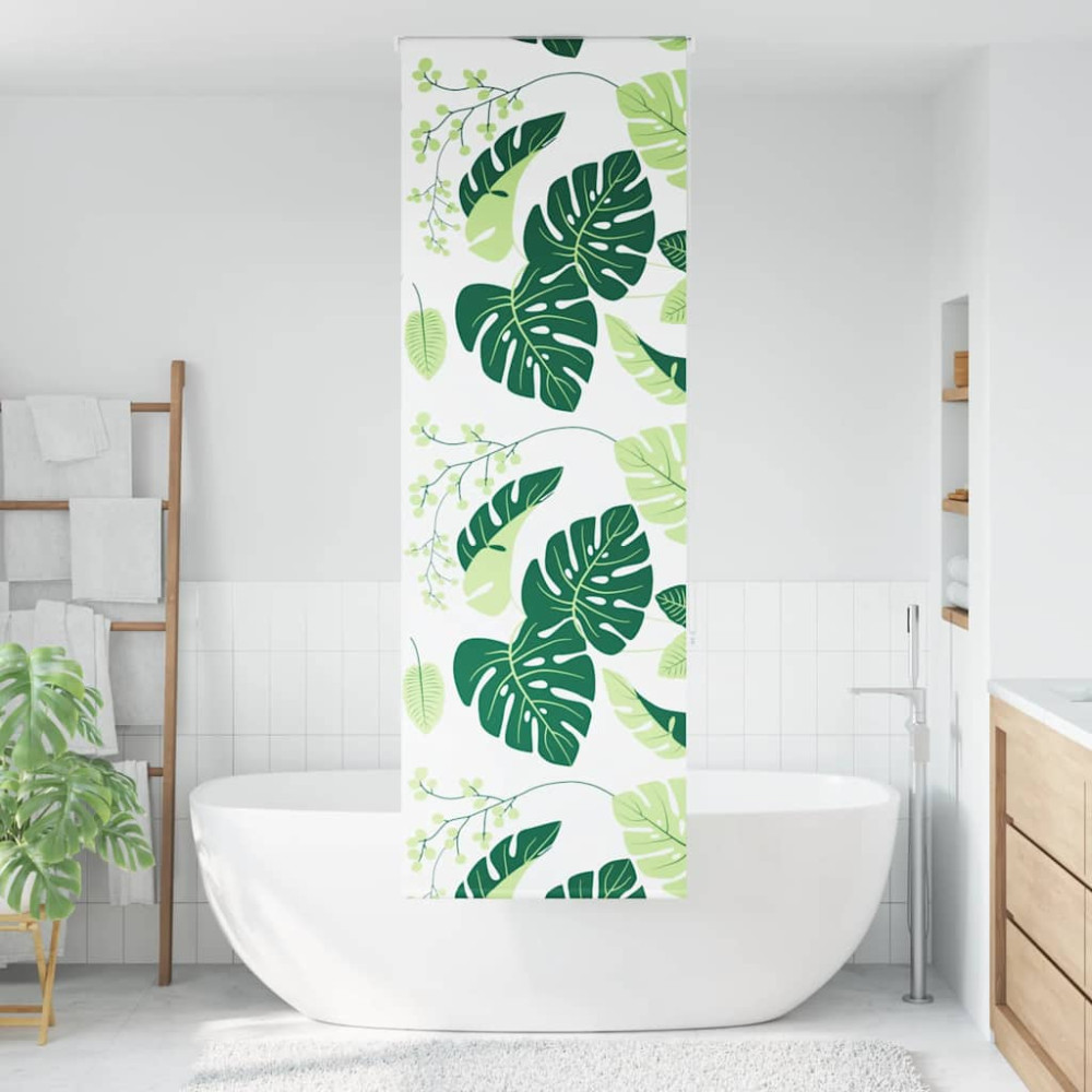 Produktbild för Rullgardin för dusch 80x240 cm tyg bredd 76 cm