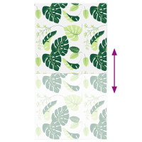 Produktbild för Rullgardin för dusch 130x240 cm tyg bredd 126 cm