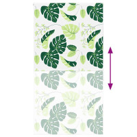 Produktbild för Rullgardin för dusch 140x240 cm tyg bredd 136 cm