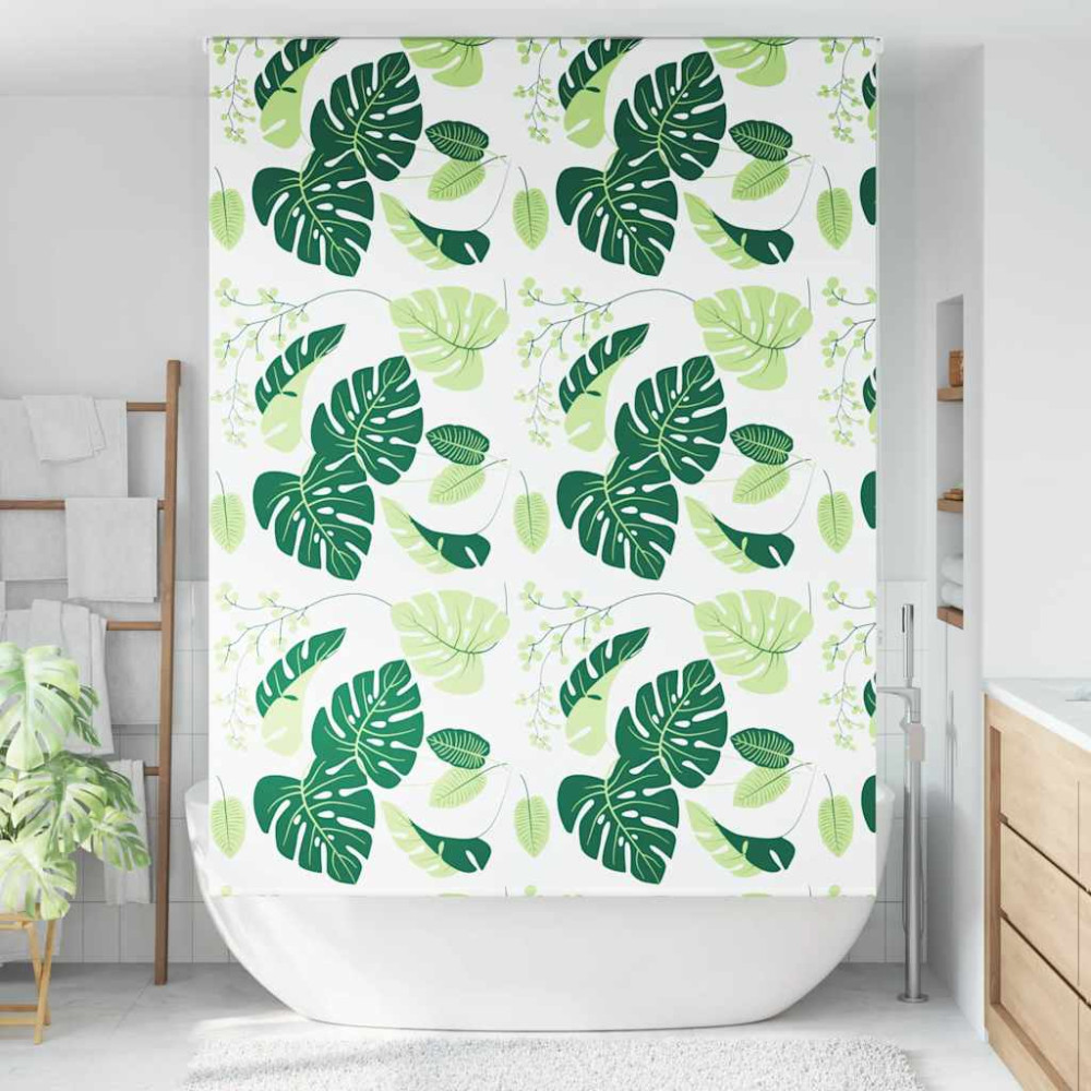 Produktbild för Rullgardin för dusch 160x240 cm tyg bredd 156 cm