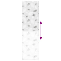 Produktbild för Rullgardin för dusch 60x240 cm tyg bredd 56 cm