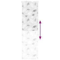 Produktbild för Rullgardin för dusch 80x240 cm tyg bredd 76 cm