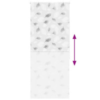 Produktbild för Rullgardin för dusch 100x240 cm tyg bredd 96 cm