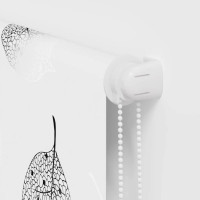 Produktbild för Rullgardin för dusch 100x240 cm tyg bredd 96 cm