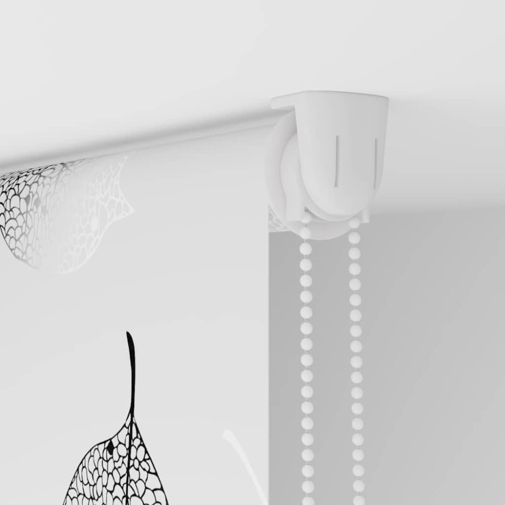 Produktbild för Rullgardin för dusch 140x240 cm tyg bredd 136 cm