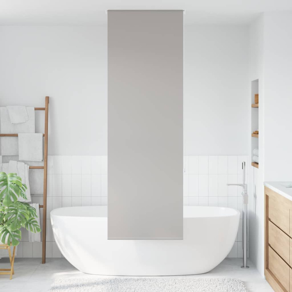 Produktbild för Rullgardin för dusch 60x240 cm tyg bredd 56 cm