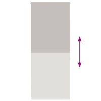 Produktbild för Rullgardin för dusch 100x240 cm tyg bredd 96 cm
