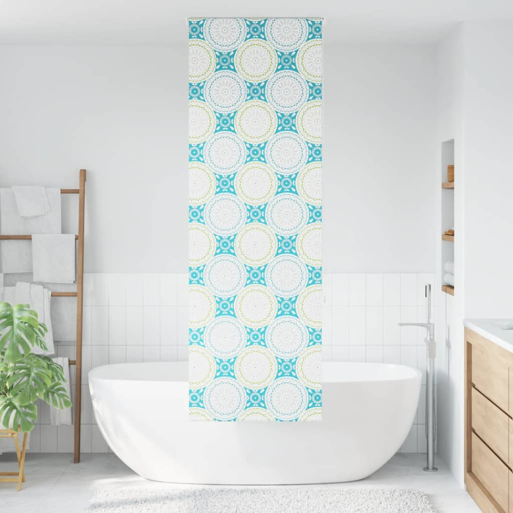 Produktbild för Rullgardin för dusch 70x240 cm tyg bredd 66 cm