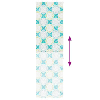 Produktbild för Rullgardin för dusch 70x240 cm tyg bredd 66 cm