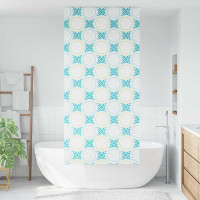 Produktbild för Rullgardin för dusch 90x240 cm tyg bredd 86 cm