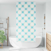 Produktbild för Rullgardin för dusch 100x240 cm tyg bredd 96 cm