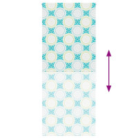 Produktbild för Rullgardin för dusch 100x240 cm tyg bredd 96 cm