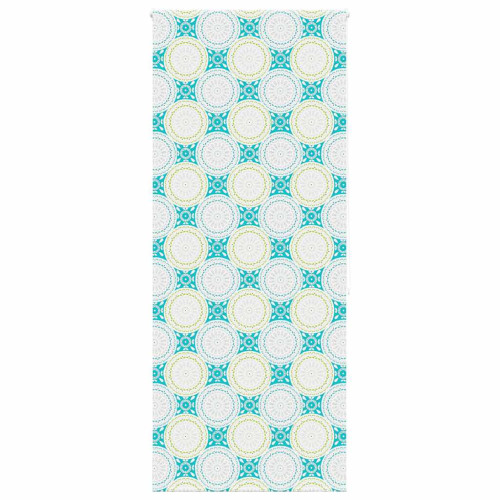 vidaXL Rullgardin för dusch 110x240 cm tyg bredd 106 cm