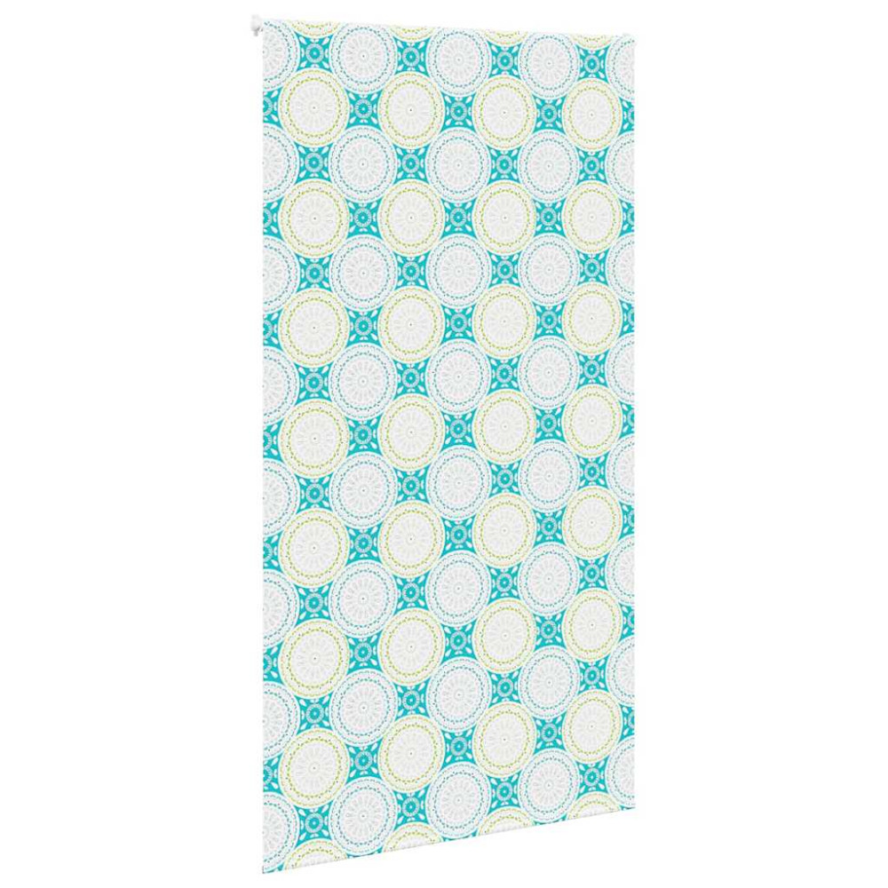 Produktbild för Rullgardin för dusch 130x240 cm tyg bredd 126 cm