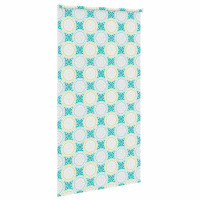 Produktbild för Rullgardin för dusch 130x240 cm tyg bredd 126 cm