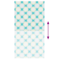 Produktbild för Rullgardin för dusch 130x240 cm tyg bredd 126 cm