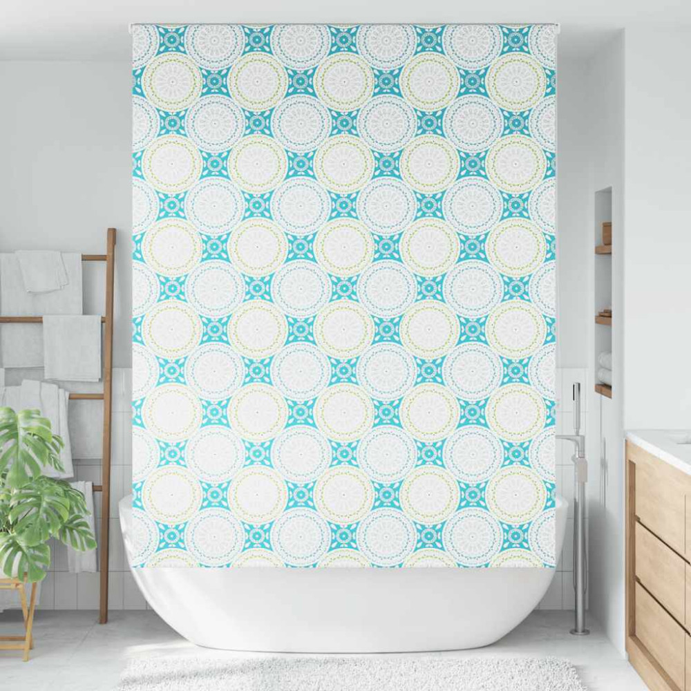 Produktbild för Rullgardin för dusch 160x240 cm tyg bredd 156 cm