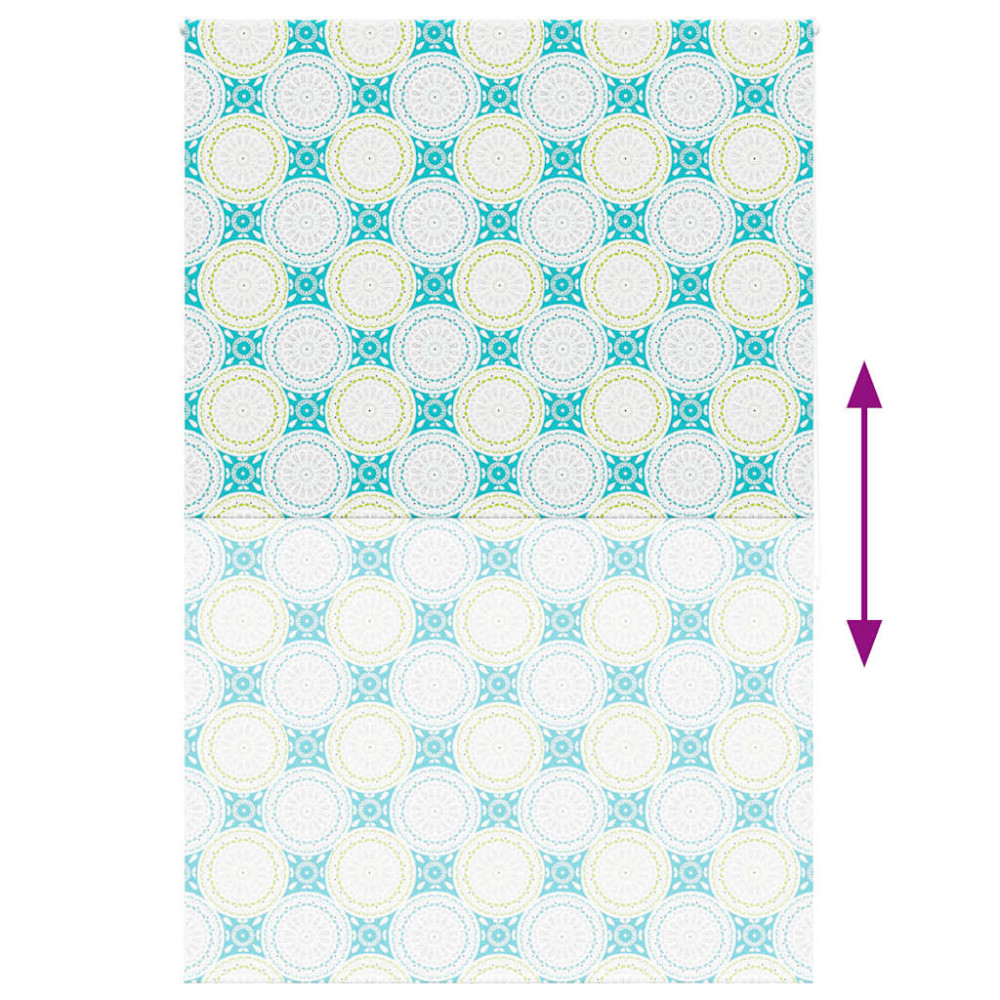 Produktbild för Rullgardin för dusch 160x240 cm tyg bredd 156 cm