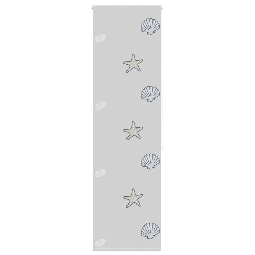 vidaXL Rullgardin för dusch 60x240 cm tyg bredd 56 cm
