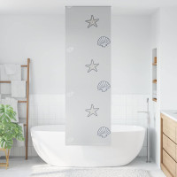 Produktbild för Rullgardin för dusch 60x240 cm tyg bredd 56 cm