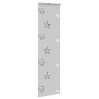 Produktbild för Rullgardin för dusch 60x240 cm tyg bredd 56 cm