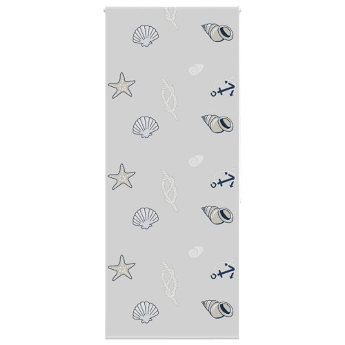 vidaXL Rullgardin för dusch 90x240 cm tyg bredd 86 cm