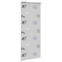 Produktbild för Rullgardin för dusch 90x240 cm tyg bredd 86 cm