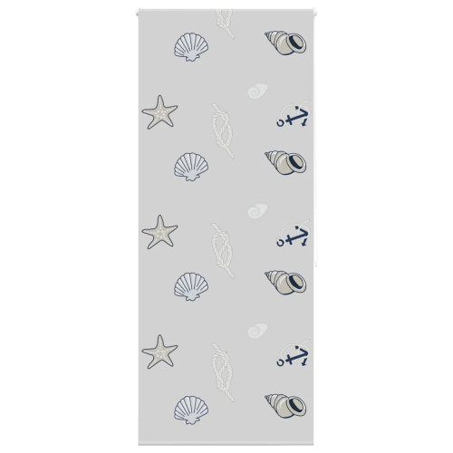 vidaXL Rullgardin för dusch 110x240 cm tyg bredd 106 cm