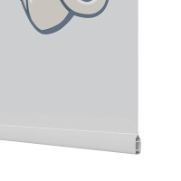 Produktbild för Rullgardin för dusch 110x240 cm tyg bredd 106 cm