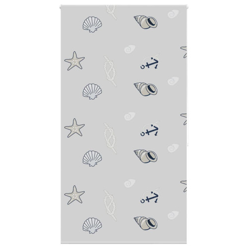 vidaXL Rullgardin för dusch 120x240 cm tyg bredd 116 cm