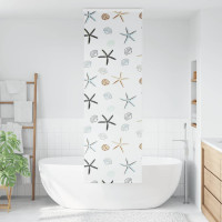 Produktbild för Duschrullgardin med kassett 60x240 cm tyg bredd 56 cm