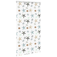 Produktbild för Duschrullgardin med kassett 140x240 cm tyg bredd 136 cm