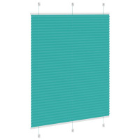 Produktbild för Plisserad persienn bensingrön 110x100 cm tyg bredd 109,4cm