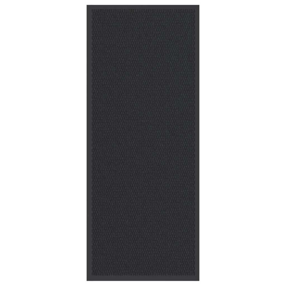 Produktbild för Dörrmatta svart 60x150 cm