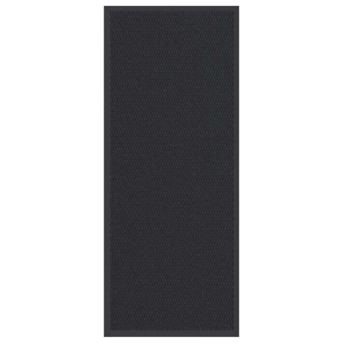 vidaXL Dörrmatta svart 60x150 cm