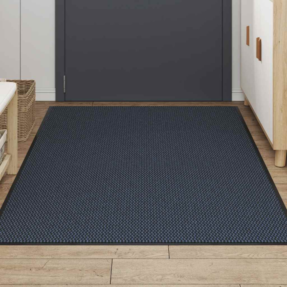 Produktbild för Dörrmatta blå 115x200 cm
