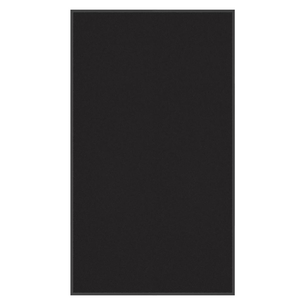 Produktbild för Dörrmatta svart 115x200 cm