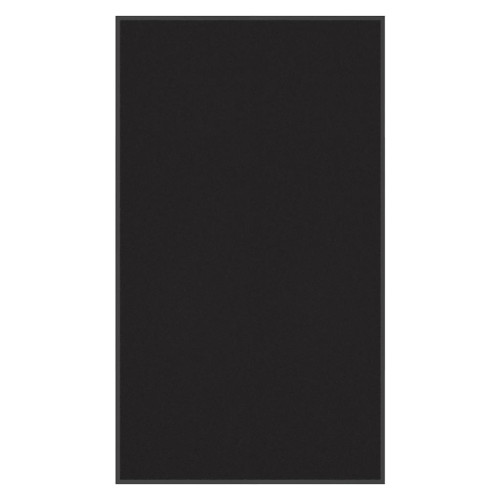 vidaXL Dörrmatta svart 115x200 cm